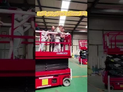 Samobieżny 12m 14m nożyczkowy podnośnik nożyczkowy z akumulatorem 10m wysokość robocza