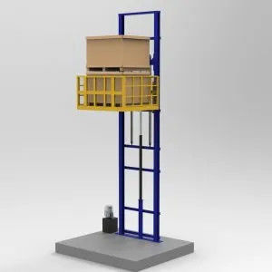 kupować 1000 kg ładunku hydrauliczny pionowy dźwig 3m dźwig towarów do magazynu online manufacture