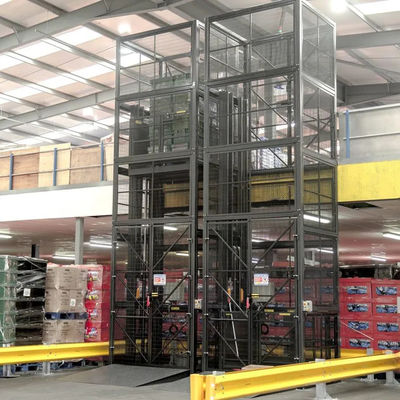 kupować Hydrauliczny 3T Klatkowy Podnośnik 5m 3000kgs Skład Podnośnik Towarowy online manufacture