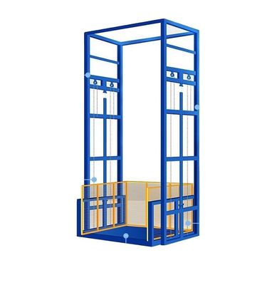 kupować 4 Post Easy Lift Cargo Lift Hydraulic Vertical Freight Lift Winda online manufacture