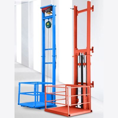 kupować 1000 kg Mały windę ładunkową pomarańczową ścianę zamontowany windę ładunkową do magazynu online manufacture