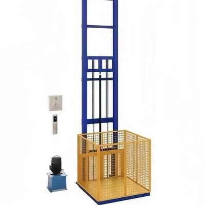 kupować 1000KG 4m Hydraulic Cargo Lift Wall Mounted Warehouse Goods Lift online manufacture