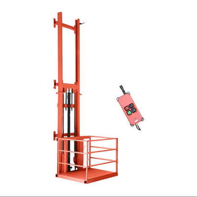 kupować Pomarańczowy 8m Mały Podnośnik Ładunkowy 1000kgs Hydrauliczny Podnośnik Ładunkowy online manufacture