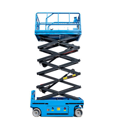 kupować Samobieżna elektryczna platforma podnośna nożyczkowa 450 kg 10 m Hydrauliczne podnośniki do pracy powietrznej online manufacture