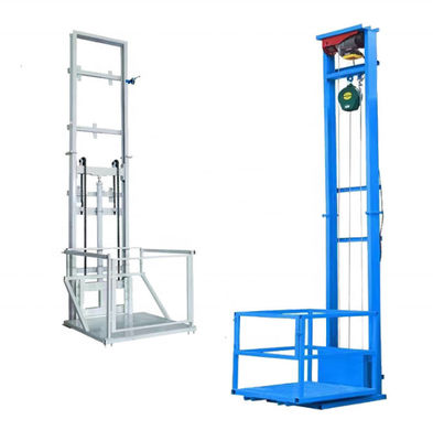 kupować Podnoszący towary hydrauliczne 1 tona 9m Wyrównawany do ściany windę ładunkową do magazynu online manufacture