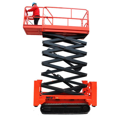 kupować 8m 10m Samojezdny hydrauliczny nożyczkowy podnośnik do pracy z powietrza online manufacture