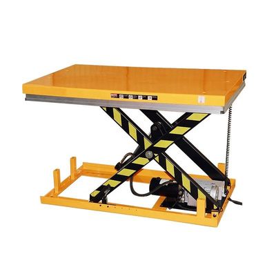 kupować 1.3m Mały hydrauliczny podnośnik stołowy 1 tony Stała platforma podnosząca nożyczkami online manufacture