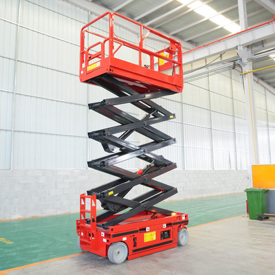 kupować 10 m samobieżny podnośnik nożyczkowy 450 kg Elektryczna platforma hydrauliczna online manufacture