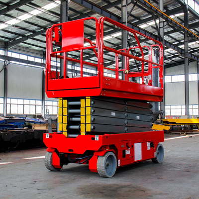 kupować Elektryczna hydrauliczna samobieżna platforma nożycowa 12m Udźwig 320kg produkcja online