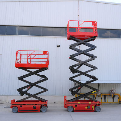 kupować 4 - 16m Self Propelled Electric Mobile Scissor Lift Hydraulic Lifting Platform produkcja online