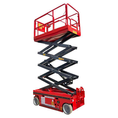 kupować 8m 10m 12m Hydraulic Mobile Scissor Lift Platform With 450kg Load Capacity produkcja online