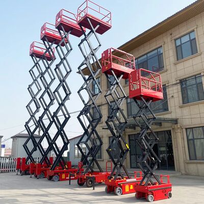 kupować Electric Self Propelled Aerial Work Platform 6m 8m Scissor Lift produkcja online