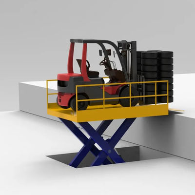 Stacjonarna hydrauliczna ciężarówka z nożyczkami 5000 kg z ramą rozszerzeniową