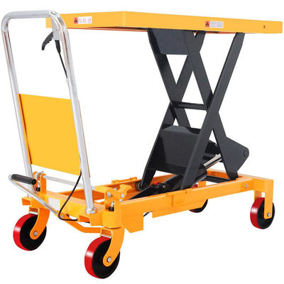 Podnośnik hydrauliczny ręczny 1,3 m wysokość wózek podnoszący 500 kg
