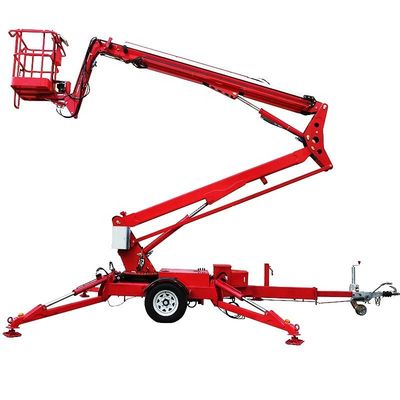 Hydrauliczny 16 m przyczepny podnośnik wiertniczy do pracy w powietrzu