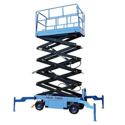 Pionowy 3m nożyczkowy podnośnik 300kg ruchomy hydrauliczny podnośnik do magazynu