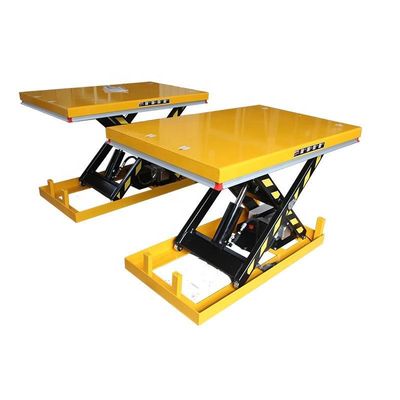 Stały hydrauliczny elektryczny podnośnik nożyczkowy 2000 kg ładowanie stacjonarne prace Podnoszący stół