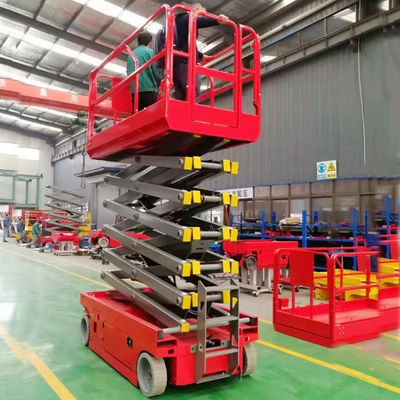 10m 12m Samochody hydrauliczne nożyczkowy podnośnik magazyn platformy podnoszącej