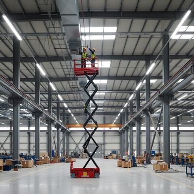 Przemysłowa elektryczna podnośnik nożycowy 6m 8m 10m Podnośnik roboczy w powietrzu