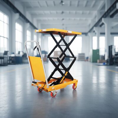 Ręczna platforma podnosząca Mobilny pojazd do podnoszenia małych ładunków o masie 500 kg