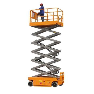 10m 320kg Elektryczna platforma robocza z powietrza Hydraulic Scissor Lift