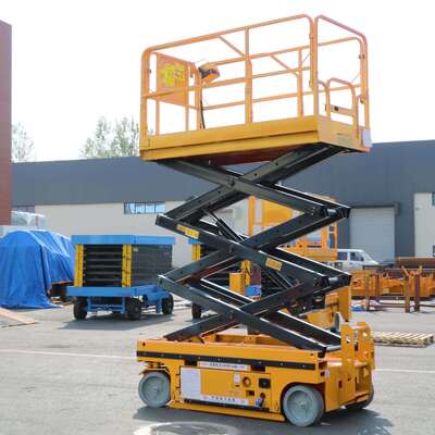Mały pełnoelektryczny hydrauliczny samobieżny podnośnik nożyczkowy z certyfikatem CE