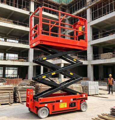 12 m Wysokość robocza 320 kg Elektryczna hydrauliczna platforma podnosząca nożyczki dla przemysłu
