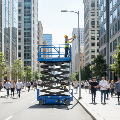 Hydrauliczny podnośnik nożycowy 6 m 8 m 10 m 450 kg Mobilna platforma robocza