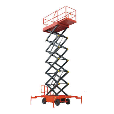 6m - 10m 2000kg Mobilny mały elektryczny podnośnik nożycowy