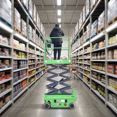 6m Wysokość platformy 450KG Pojemność ładunkowa Elektryczny samobieżny nożyczkowy podnośnik Platformy roboczej z powietrza