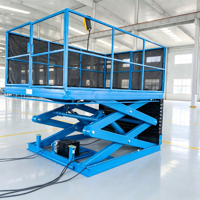 Ciężki elektryczny hydrauliczny podnośnik nożyczkowy stolik 5m Wysokość 1000kg Pojemność